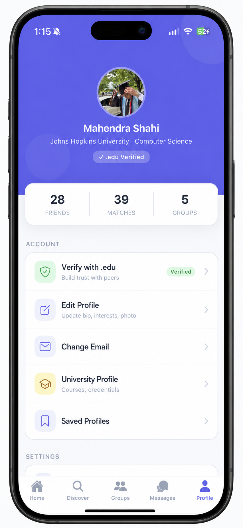 Profile – Showcase yourself